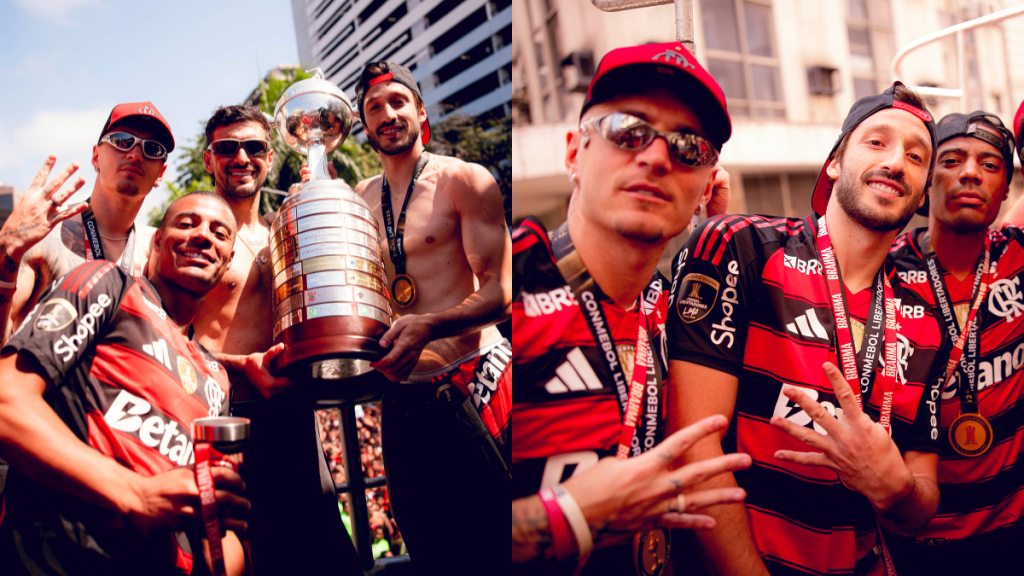 Jogador uruguaio manda recado à torcida do Flamengo após conquistar a Libertadores
