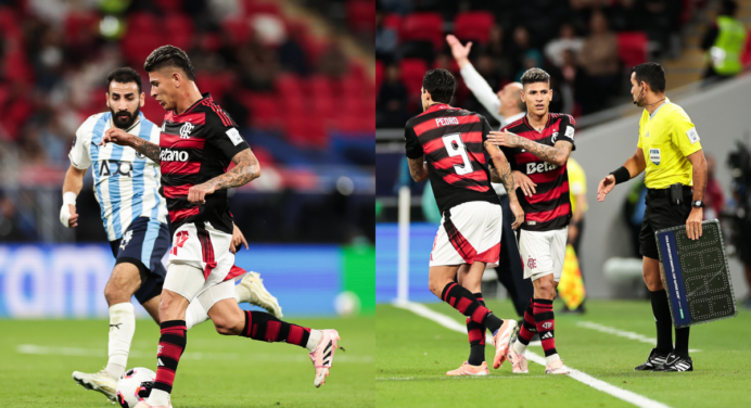 Adversário do Flamengo no Mundial se ‘assusta’ com jogador rubro-negro: “Não perde uma bola”