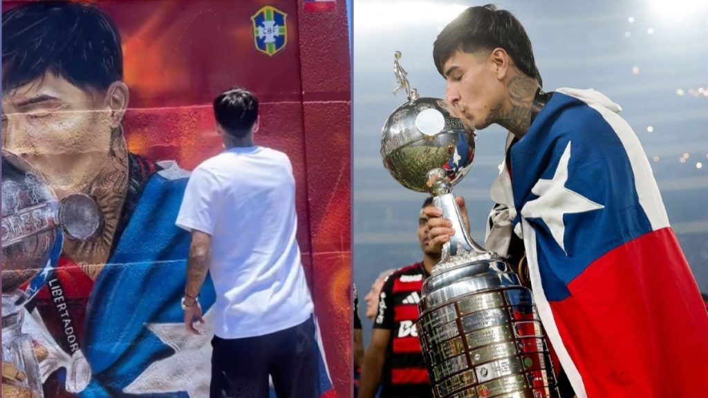 Pulgar recebe homenagem emocionante no Chile após ano mágico no Flamengo