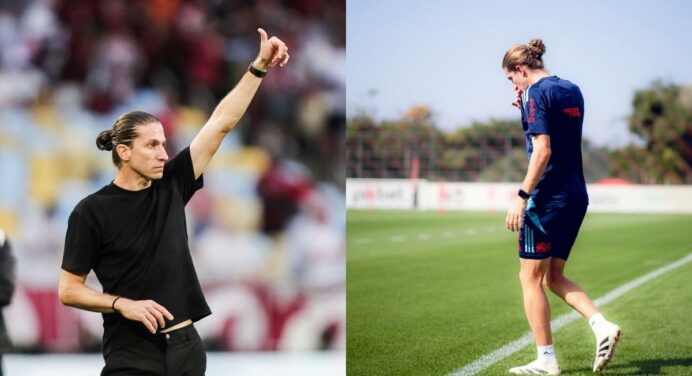 Flamengo chega a acordo com Filipe Luís, mas comissão técnica ‘trava’ renovação de contrato