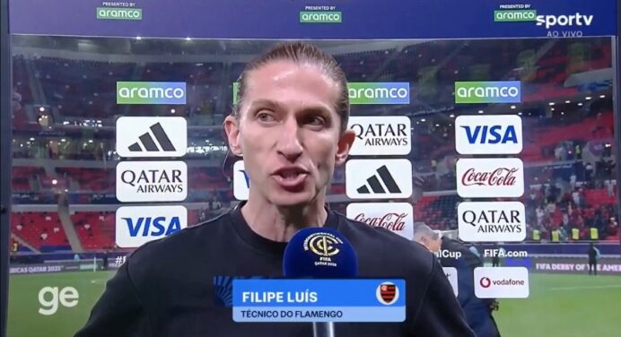 Filipe Luís abusa da sinceridade ao falar do Pyramids, próximo adversário do Flamengo no Mundial