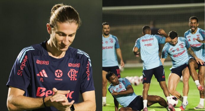 Filipe Luís intensifica preparação do Flamengo para estreia no Intercontinental contra o Cruz Azul