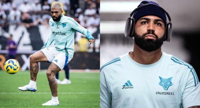 Pai de Gabigol tem reação bizarra após jogo do Flamengo x PSG no Mundial