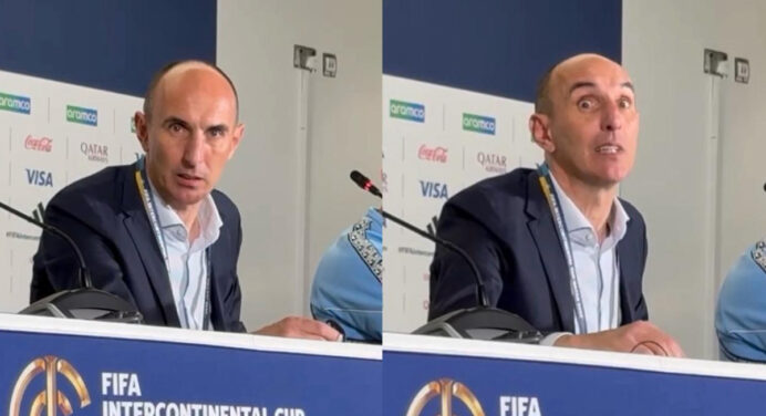 Técnico do Pyramids bate boca com jornalistas após derrota para o Flamengo: “Vocês não entendem nada de futebol”