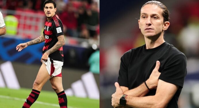 Pedro detalha conversa franca com Filipe Luís e admite dificuldades sob comando do ex-técnico do Flamengo