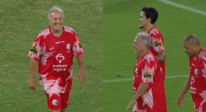 Com gols de Pedro e Arrascaeta, Time Vermelho vence o Time Branco em Jogo das Estrelas de Zico
