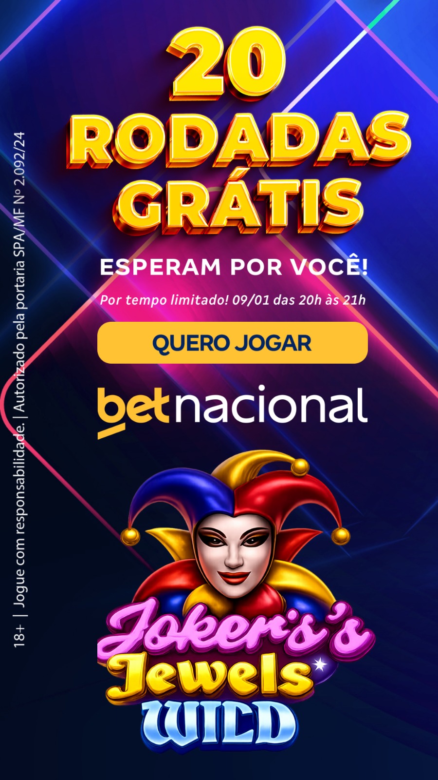 Oferta de Rodadas Grátis da Betnacional