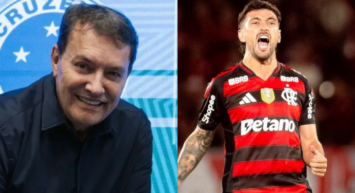 Dono do Cruzeiro revela interesse em contratação de Arrascaeta
