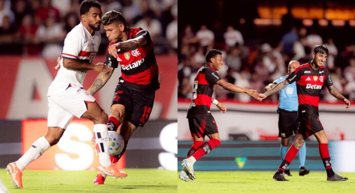 CBF divulga áudio de VAR em pênalti não marcado para o Flamengo em jogo contra o São Paulo, pelo Brasileirão
