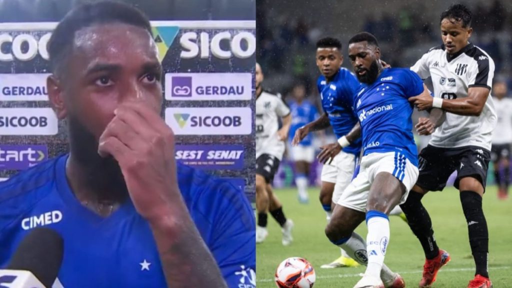 Torcida do Cruzeiro imita Flamengo para homenagear Gerson, que estreia com derrota; veja vídeo