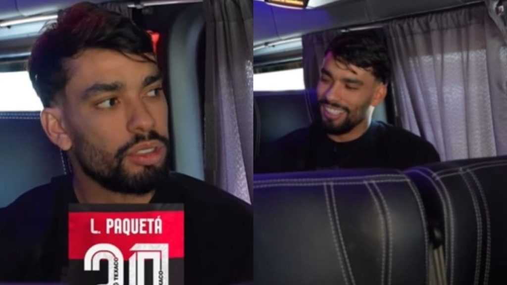 Lucas Paquetá promete surpresa a Vini Jr após homenagem no Flamengo
