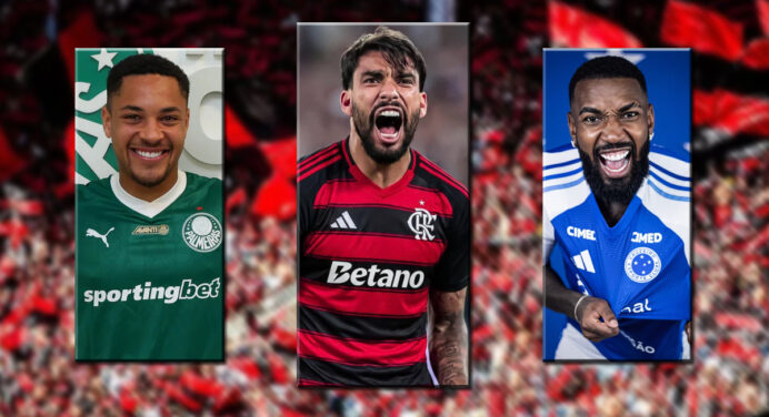 As 10 contratações mais caras do futebol brasileiro; Paquetá no Flamengo ultrapassa Gerson no Cruzeiro