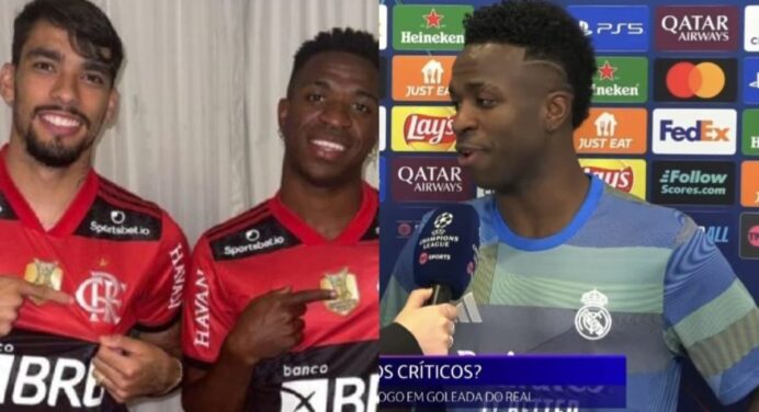 Vini Jr atualiza status de negociação do Flamengo com Paquetá e não esconde ansiedade para acerto