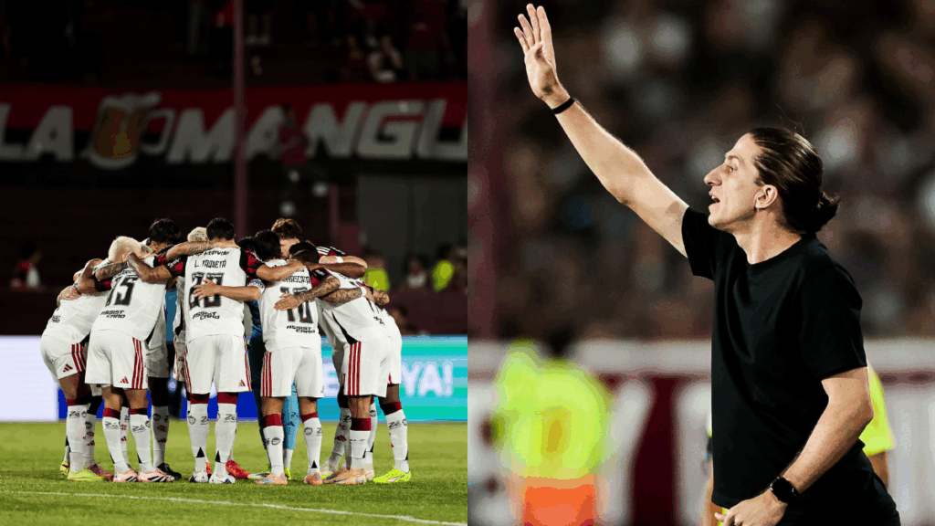 Flamengo termina jogo contra o Lanús com apenas 1 finalização no gol