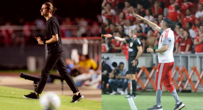 Técnico do Internacional engrandece empate ao elogiar Flamengo; Brasileirão