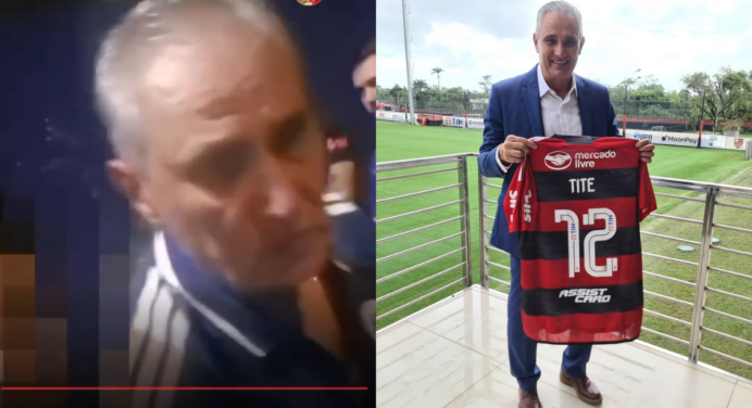 Tite se recusa a tirar foto com torcedor do Flamengo em jogo do Cruzeiro