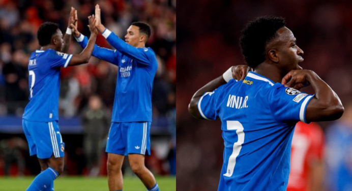 Vini Jr ultrapassa lenda espanhola em ranking de artilheiros do Real Madrid na Champions League