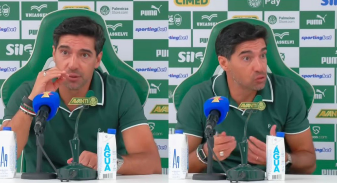 Torcedores do Palmeiras ‘demitem’ Abel Ferreira antes de jogo contra o Flamengo