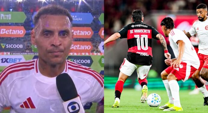 Alan Patrick valoriza empate do Internacional em jogo contra o Flamengo e afirma: “Resultado justo”