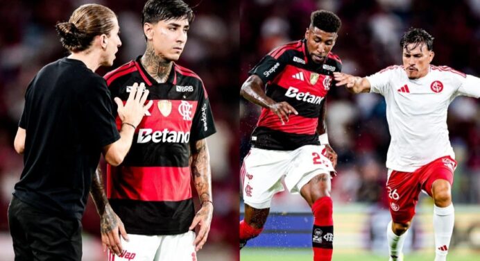 Ex-presidente de organizada cobra jogadores do Flamengo e Filipe Luís após empate no Brasileirão