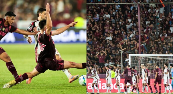 Atacante do Lanús destaca confiança do elenco para ‘decisão’ contra o Flamengo, pela Recopa