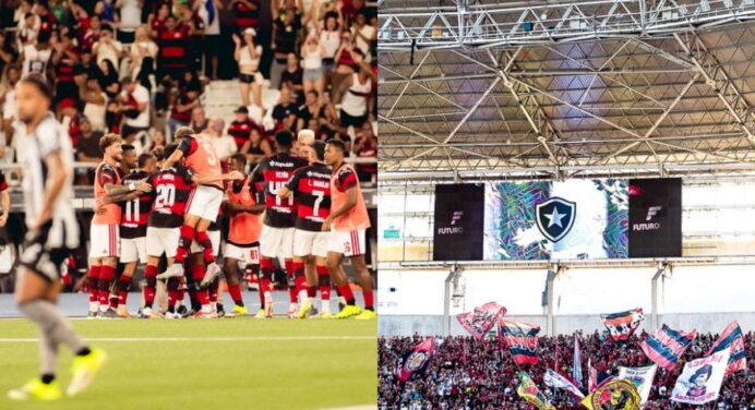 Flamengo chega a 9 vitórias nos últimos 10 jogos contra o Botafogo no Engenhão