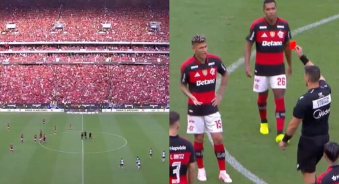Súmula, para quê? Árbitro ignora atraso do Corinthians na volta do intervalo em jogo contra o Flamengo