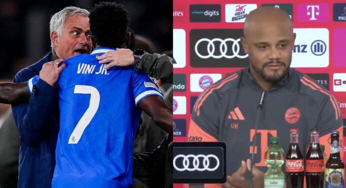 Técnico do Bayern, Kompany condena declaração de José Mourinho sobre racismo contra Vini Jr