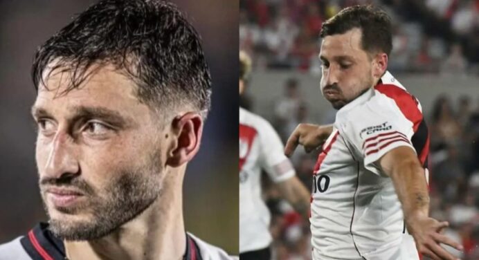 Ex-Flamengo, Viña falha feio em jogo do River e vira alvo de xingamentos: “Desastre”