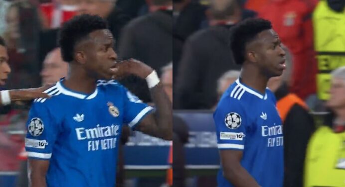 Vergonha! Uefa confirma racismo contra Vini Jr em jogo da Champions, mas Benfica não cumprirá pena