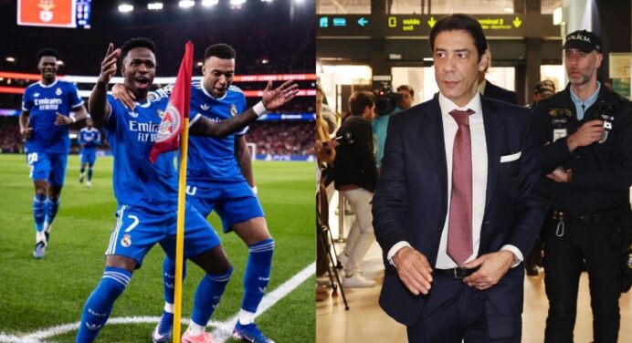 Presidente do Benfica defende Prestianni em caso de racismo com Vini Jr, ex-Flamengo