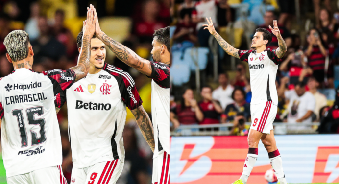 VÍDEO | Pedro marca o quarto gol, e Flamengo faz 7 a 0 no Madureira