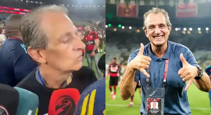 Presidente do Flamengo reconhece vitória do Fluminense