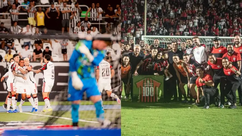 Flamengo ‘humilha’ Botafogo, entra no G4, e Vitória vence o Atlético-MG; veja tabela atualizada na 6ª rodada do Brasileirão 2026