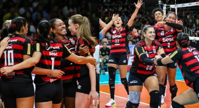 Flamengo espanta má fase e volta a vencer na Superliga Feminina