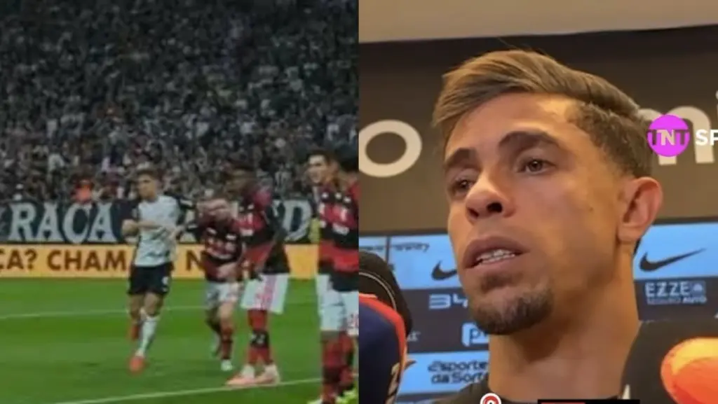 Jogador do Corinthians reconhece agressão contra Jorginho, do Flamengo: “Pedi desculpas”