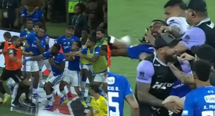 Ex-Flamengo, Gerson se posiciona sobre briga generalizada em jogo do Cruzeiro x Atlético-MG