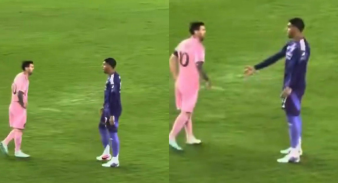 Ex-Flamengo tem reação surpreendente em encontro com Messi em jogo da MLS