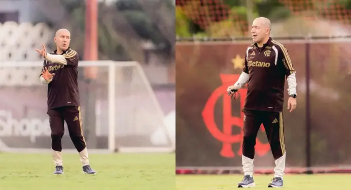 Leonardo Jardim intensifica preparação para jogo do Flamengo x Remo