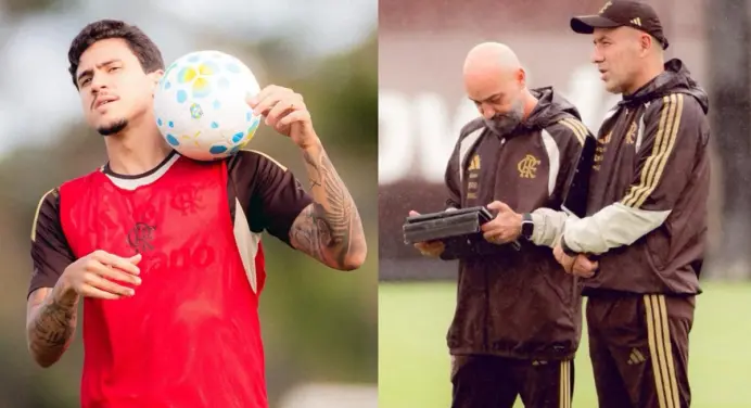 Escalação do Flamengo: Leonardo Jardim esboça time titular para jogo contra o Corinthians, pelo Brasileirão