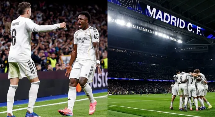 Vini Jr perde pênalti, mas Real Madrid atropela Manchester City pela Champions League