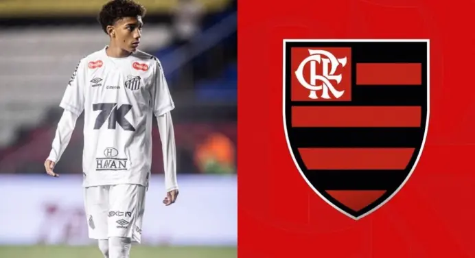 Santos encaminha renovação de jogador oferecido ao Flamengo