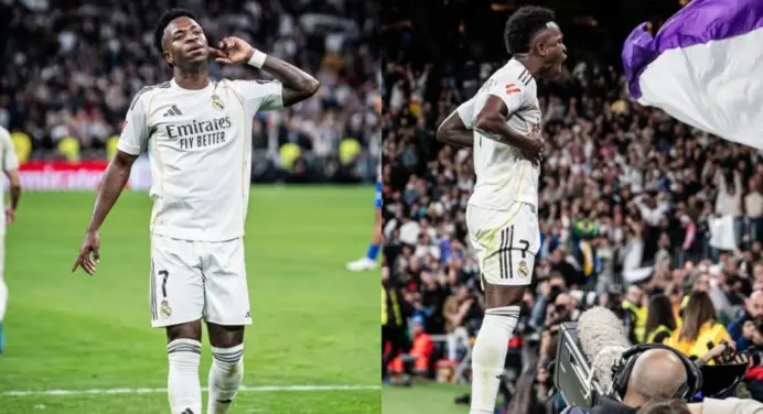 Astro francês manda recado a Vini Jr após ex-Flamengo brilhar em clássico espanhol