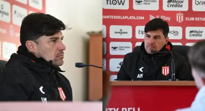 Técnico do Estudiantes faz promessa antes de jogo contra o Flamengo, pela Libertadores