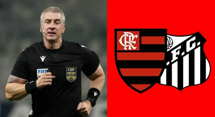 CBF define Anderson Daronco como árbitro de jogo do Flamengo x Santos, pelo Brasileirão
