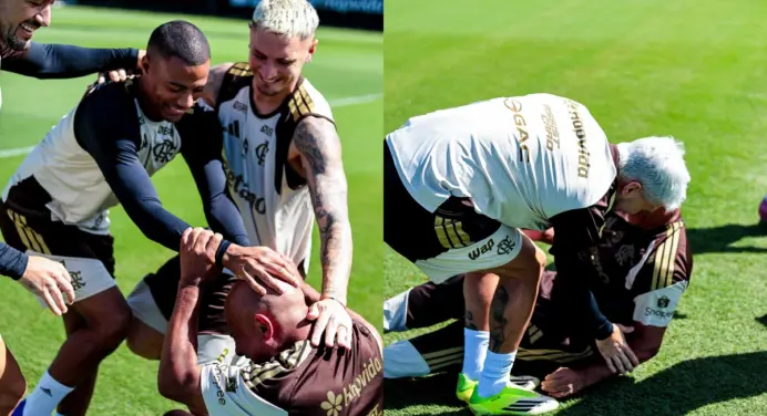 Arrascaeta e mais 2 jogadores do Flamengo dão ‘golpe’ em funcionário do clube