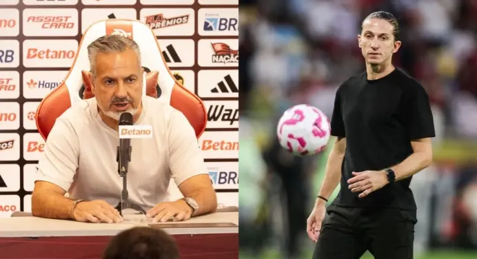 “Precisávamos de um técnico que…”: Boto explica por que demitiu Filipe Luís do Flamengo