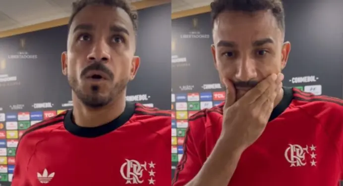 Danilo se emociona com nova música da torcida do Flamengo