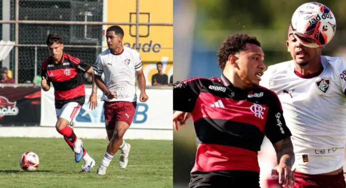 Joia argentina marca, e Flamengo vence Fluminense no Brasileirão Sub-20; veja o gol