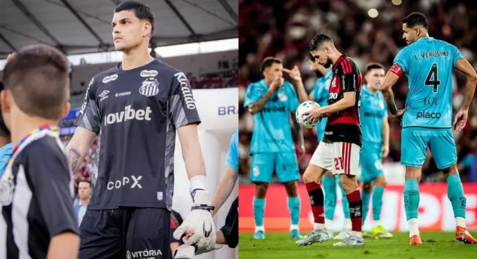 Jorginho explica provocação a Gabriel Brazão em jogo do Flamengo x Santos